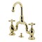Kingston Brass Bridge Bathroom Faucet with Brass Pop-Up, Polished Brass KS7992AX - alternate 1